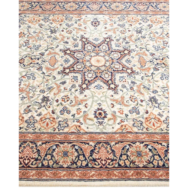 Solo Rugs Mogul, One-of-a-Kind Hand-Knotted Area Rug - Ivory, 4' 1" x 6' 2" For Sale - Image 4 of 8