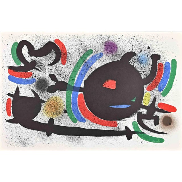 Joan Miró, Lithographe I: Plate X, Lithograph, 1972 For Sale