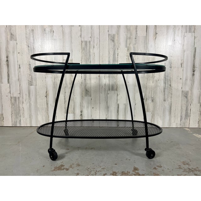 Vintage Modern "Woodard" Bar Cart For Sale - Image 9 of 12