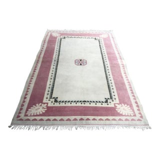 1960s Handmade Bohemian Anatolian Nomadic Rug For Sale