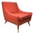 Vintage MCM Lounge Chair With Splay Legs For Sale