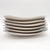 Ceramic Late 20th Century Sango Quadrille Semi-Porcelain Black Lilies #5101 Snack Plates, Made in Korea- Set of 6 For Sale - Image 7 of 12