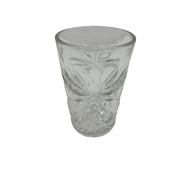 Mid 20th Century Mid 20th Century Anchor Hocking Prescut Juice Glasses - Set of 8 For Sale - Image 5 of 12
