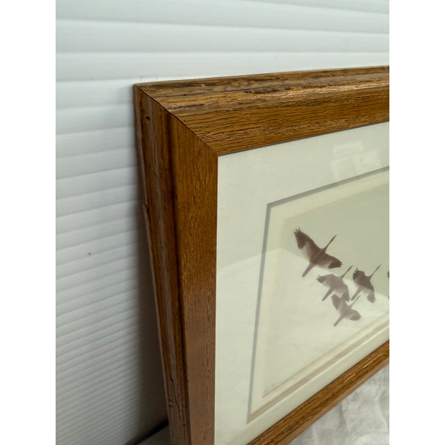 Lee Mann "Snow Geese in Flight" Original Photographic, Framed For Sale - Image 9 of 12