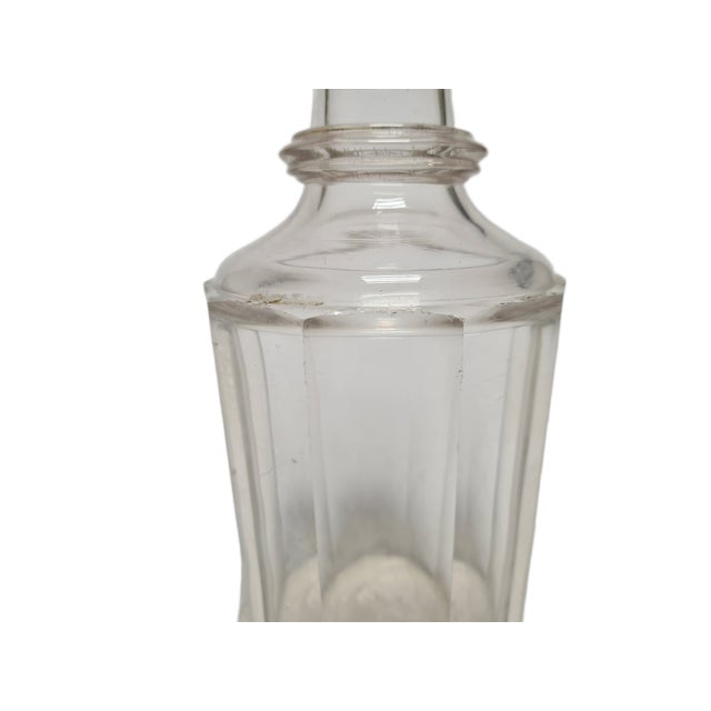 Biedermeier Crystal Carafe, Denmark, 1890s For Sale - Image 3 of 14