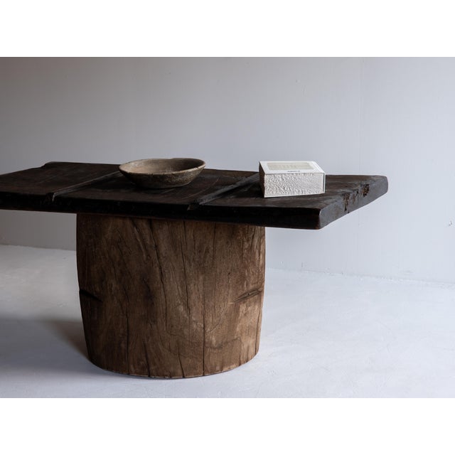 Japanese Antique Low Table 1860s-1920s / Sofa Table Wabi Sabi For Sale - Image 6 of 15