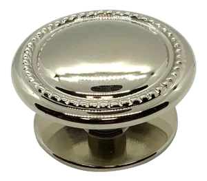 Baker Shield Pull With Back Plate in Polished Nickel