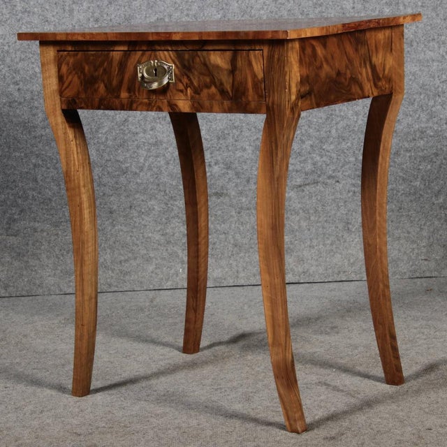 Small Antique Walnut Side or Sewing Table, 1840s For Sale - Image 16 of 18
