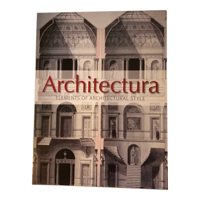 Sale Architectura Elements of Architectural Style Book Reduced For Sale