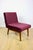 Vintage Loft Armchair in Burgundy Wine Velvet, 1970s For Sale - Image 12 of 12