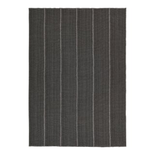 Rug & Kilim’s Contemporary Kilim in Gray & Black Stripes For Sale