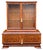 A beautiful Art Deco Glazed Bookcase/display cabinet with original working locks and chrome keys. Oyster veneer doors with...