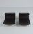 Mid-Century Ceramic and Black Metal Door Handles, 1950s, Set of 2 For Sale - Image 4 of 16