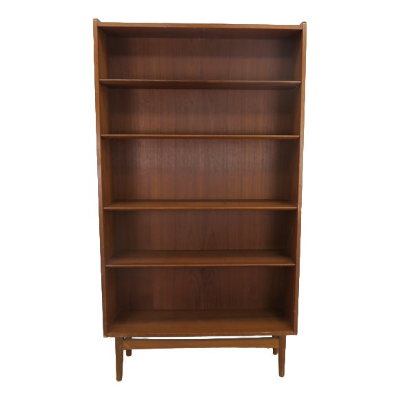 Mid-Century Teak Bookcase by Johannes Sorth, Denmark, 1960s For Sale