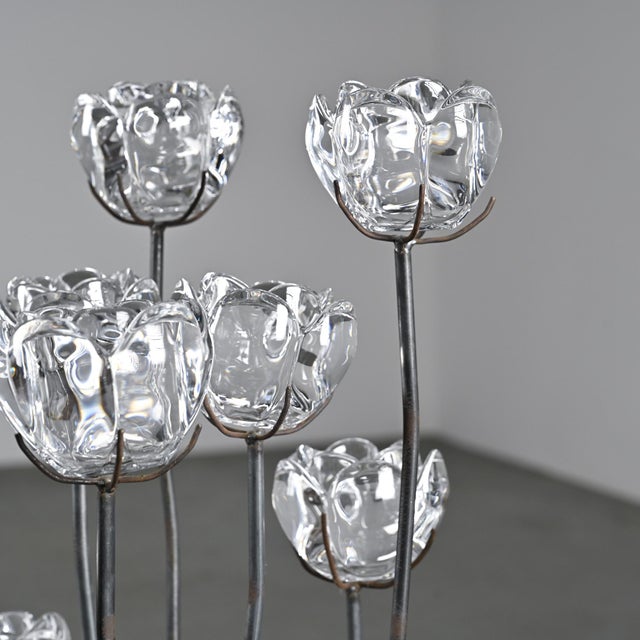 Sculptural Floral Lamp from Royal Copenhagen, Denmark, 1960 For Sale - Image 15 of 17