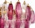 Gold Italian Chandeliers Murano Glass, 1990, Set of 2 For Sale - Image 8 of 11