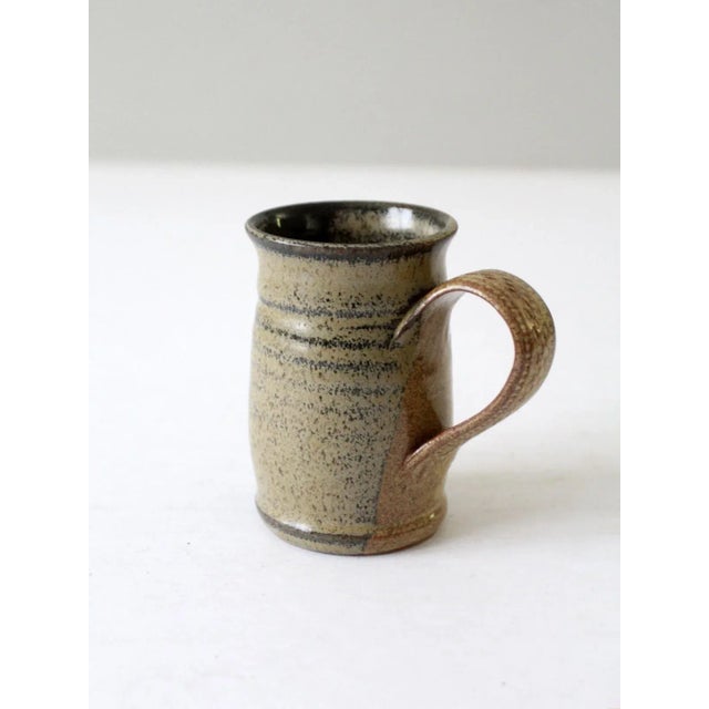 Vintage Studio Pottery Mug For Sale - Image 10 of 11