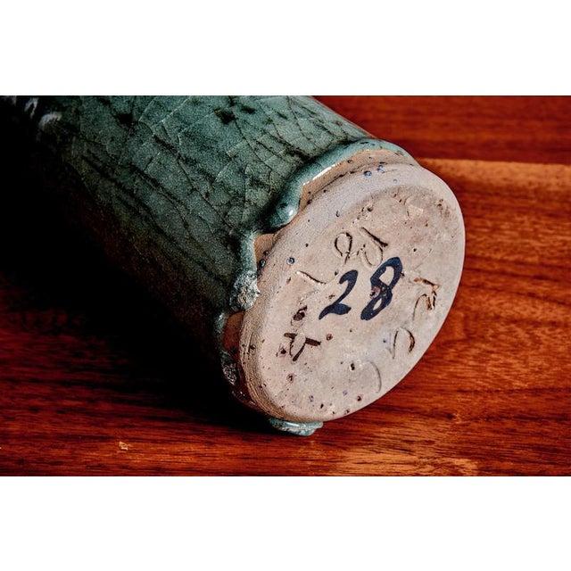 French Studio Pottery Bottle Vase, 1960s For Sale - Image 6 of 10