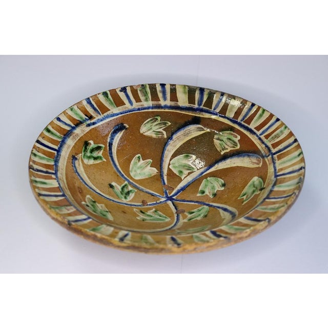 Vintage Handmade Clay Bowl or Plate, 1930s For Sale - Image 14 of 18