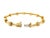 Metal Charles Krypell Diamond 18k Yellow Gold Flex Link Bracelet For Sale - Image 7 of 7