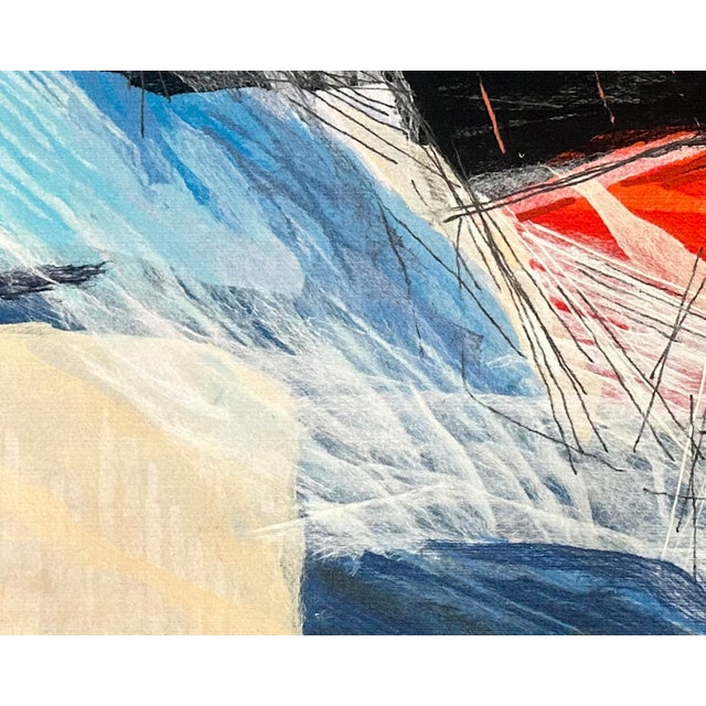Textile “Torso in Tension” Soft Painting Tapestry by Calman Shemi For Sale - Image 7 of 9