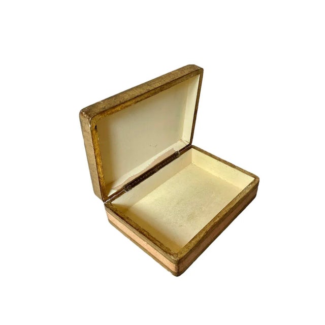 Paint Mid 20th Century Paint Decorated Florentine Boxes - 2 For Sale - Image 7 of 9