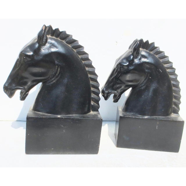 MCM Wooden Horsehead Bookends - A Pair of 2 For Sale In New York - Image 6 of 9