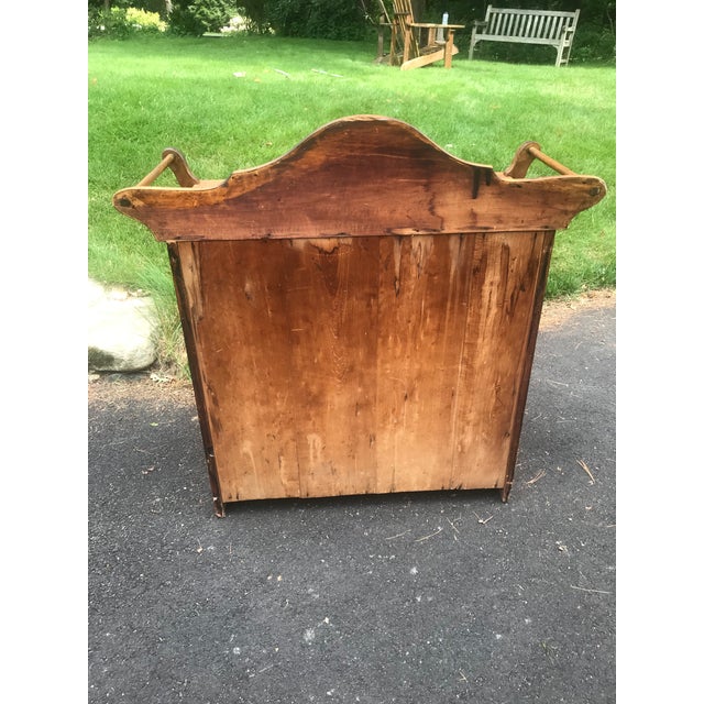 Antique Early American Pine Washstand Cabinet For Sale - Image 4 of 5