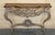 Late 19th Century French Louis XIV Style Carved Painted Wall Mounted Console Table with wood top For Sale - Image 17 of 18