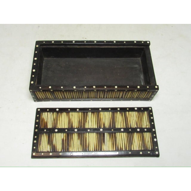 Anglo Indian Long Quill Pencil Box For Sale - Image 10 of 13