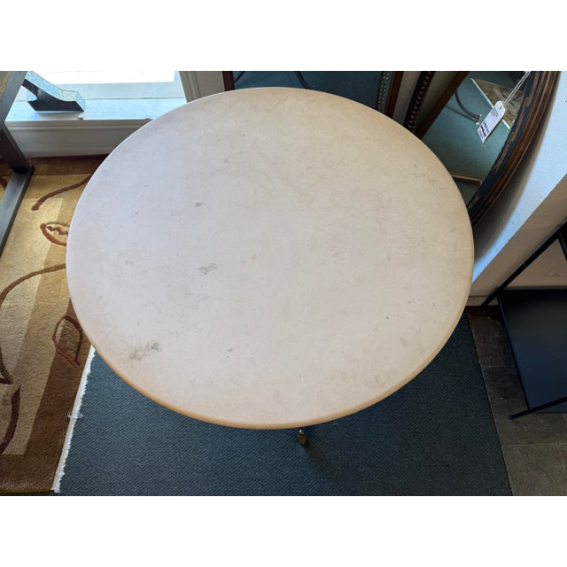 Design Plus Gallery presents an Indoor/Outdoor Brasserie Table from Keiss Fine Furniture. The table has old world charm...
