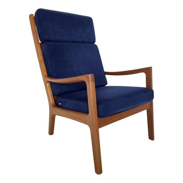 Danish Teak Senator Lounge Chair by Ole Wanscher for Poul Jeppesen, 1960s For Sale