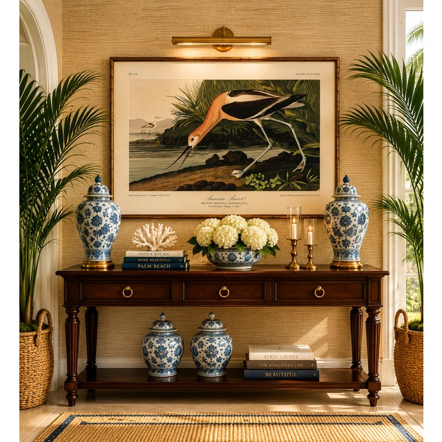 American Avocet, Museum Style Audubon Bird Print, 60" X 40" For Sale - Image 10 of 12