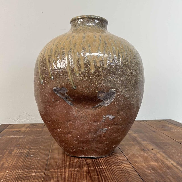 Shigaraki Tsubo Vase, Japan, 1920s For Sale - Image 10 of 11