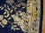 19th Century 1880s Blue Navy Open Field Chinoiserie Pattern Antique Chinese Peking Rug For Sale - Image 5 of 12
