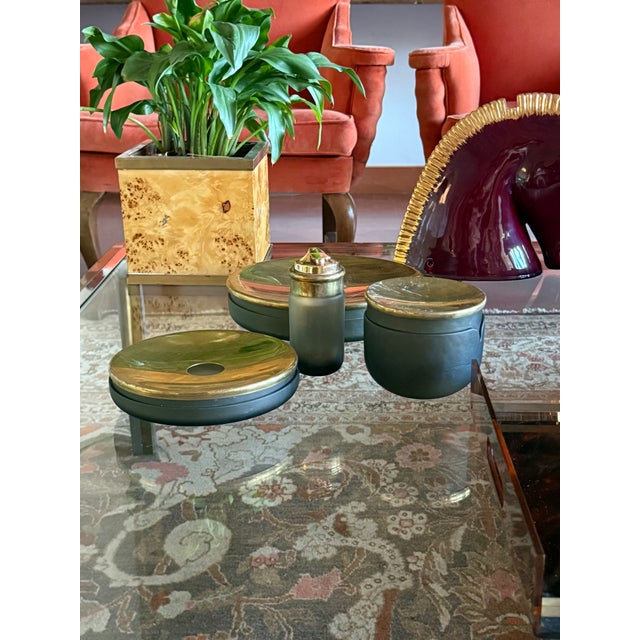 Mid-Century Modern Yellow Murano Glass Smoking Set, VeArt, Italy 1970 For Sale - Image 3 of 18