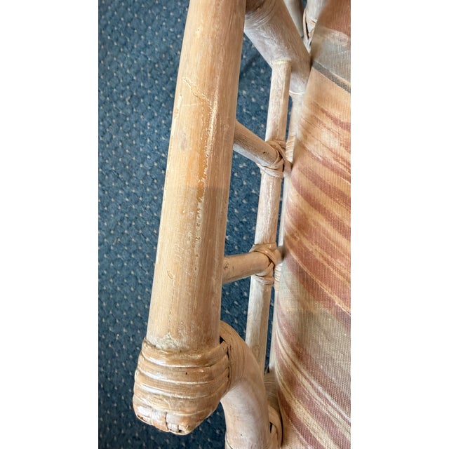 Vintage Henry Link Rattan Dining Chairs – Set of 8 (6 Side Chairs, 2 Armchairs) For Sale - Image 9 of 14