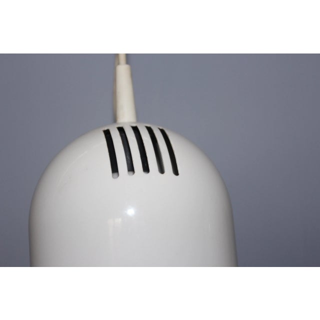 Plastic White Ceiling Lamps, 1970s, Set of 2 For Sale - Image 7 of 10