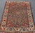 Textile Antique Persian Malayer Rug With Teal Field and Coral Spandrel Design 4'7 X 6'3 For Sale - Image 7 of 11