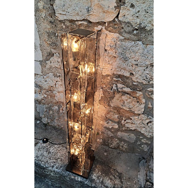LT379 Floor Lamp in Murano Glass attributed to Carlo Nason for Mazzega, Italy, 1970s For Sale - Image 14 of 18