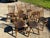 Wood Set of Eight 19th Century Plank Seat Farm Chairs For Sale - Image 7 of 12