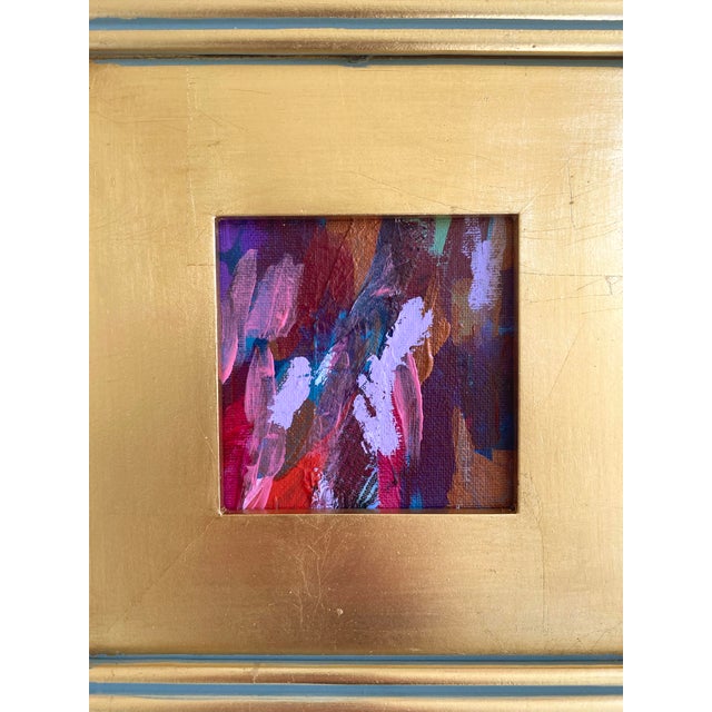 Abstract Expressionism "Always on My Mind" 2026 Framed Mini Painting by Jessalin Beutler For Sale - Image 3 of 3