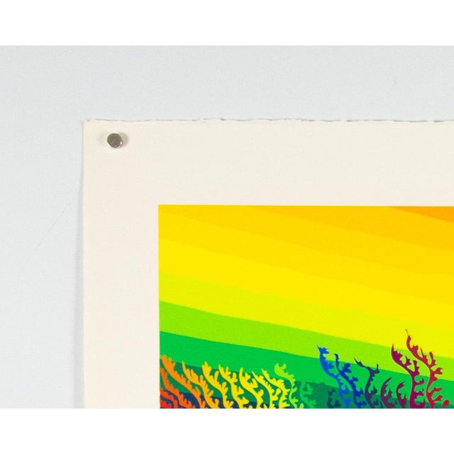 Original Limited Edition Silkscreen Rowing Poster by Ay-O, 1988 For Sale - Image 5 of 8