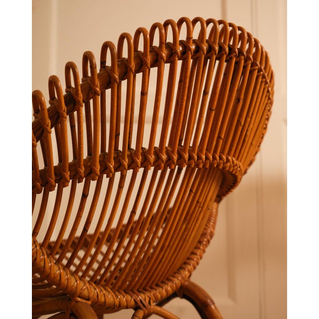 Vintage Bamboo Chairs, Italy, 1960s, Set of 2 For Sale - Image 6 of 9