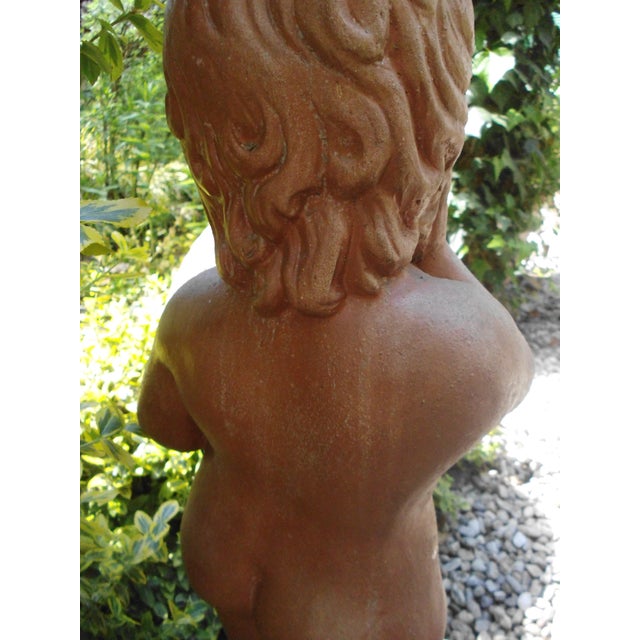 Vintage Impruneta Terracotta Putti, 1980s, Set of 2 For Sale - Image 13 of 15