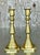 Vintage Regency Stacked Brass Candlesticks - A Pair For Sale - Image 9 of 10