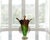 Mid 20th Century Mid-Century Murano Art Glass Purple 4 Point and Green Vase For Sale - Image 5 of 18