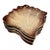 Vintage Mid Century Valley Vista 600 Ca Pottery Leaf Pattern Serving Bowls-Set of 4 For Sale