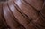 Brown Brown Dubai Leather Togo Sofa, 1970s, Set of 5 For Sale - Image 8 of 9