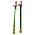 1980s 21 Piece Mid-Century Tropical Hula Girl & Flamingo Cocktail Swizzle Sticks For Sale - Image 9 of 18